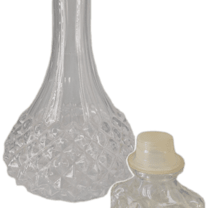 Antique Glass Decanter with Design 750ml