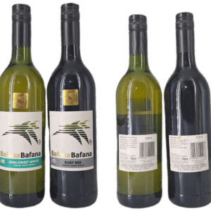 Bafana Bafana White & Red  Wine Collectables