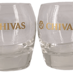A Pair of Chivas Whisky Glasses