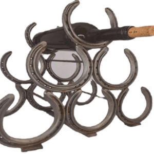 Horse Shoe Six Bottle Wine Rack