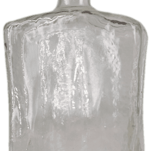 Square Topped Glass Bottle with Twist Cap