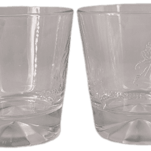 Embossed Johnnie Walker Whisky Glasses